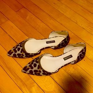 Leopard print flats Nine West size 8.5
